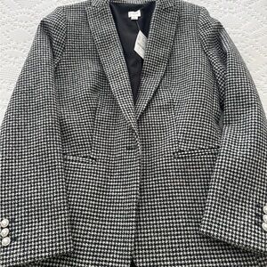 JCrew Houndstooth Blazer